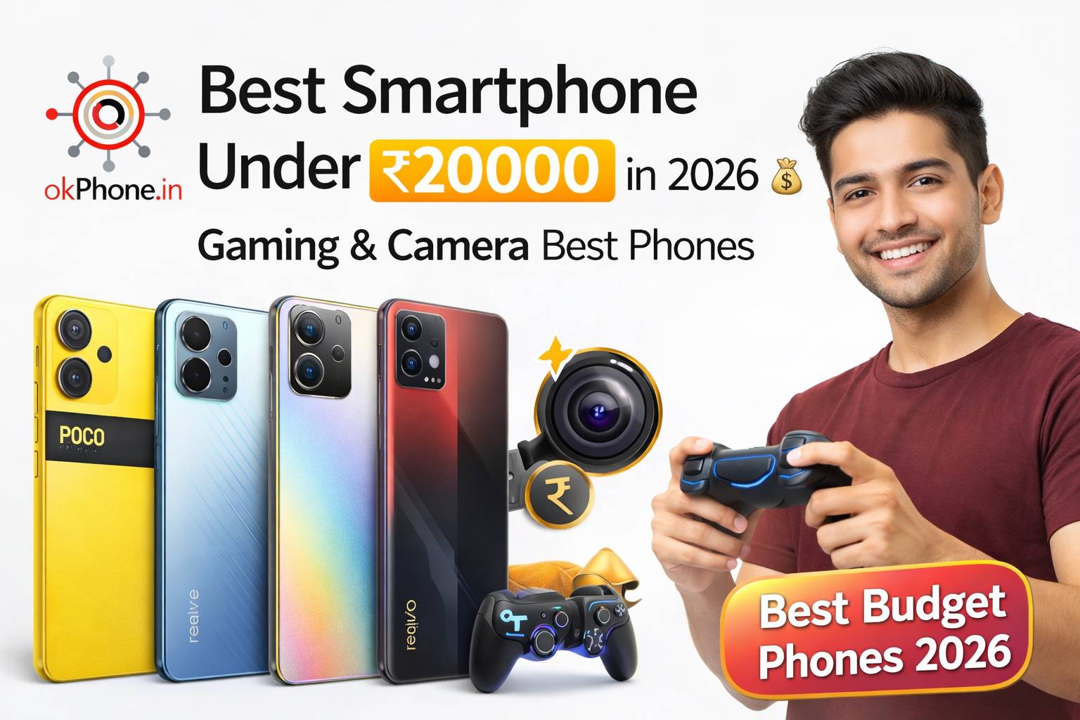 Best Smartphone Under ₹20000 in 2026 💰 – Gaming & Camera Best Phones