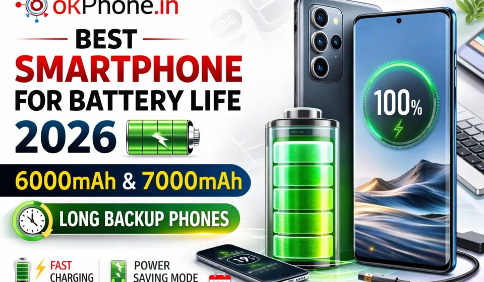 Best Smartphone for Battery Life 2026 🔋 – 6000mAh & 7000mAh Long Backup Phones